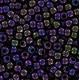 Toho seed beads 8/0 round Metallic Iris - Purple - TR-08-85